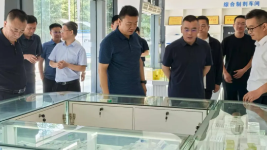 甘肃省药品监督管理局党组书记、局长吉永锋到独一味制药考察调研 助力企业高质量发展