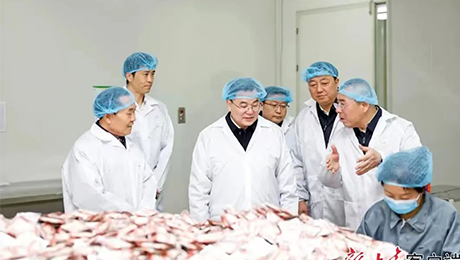甘肃省委书记胡昌升莅临永利皇宫健康集团佛仁制药考察调研